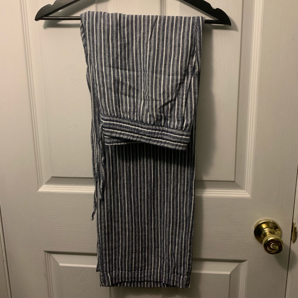 Striped Linen Pants